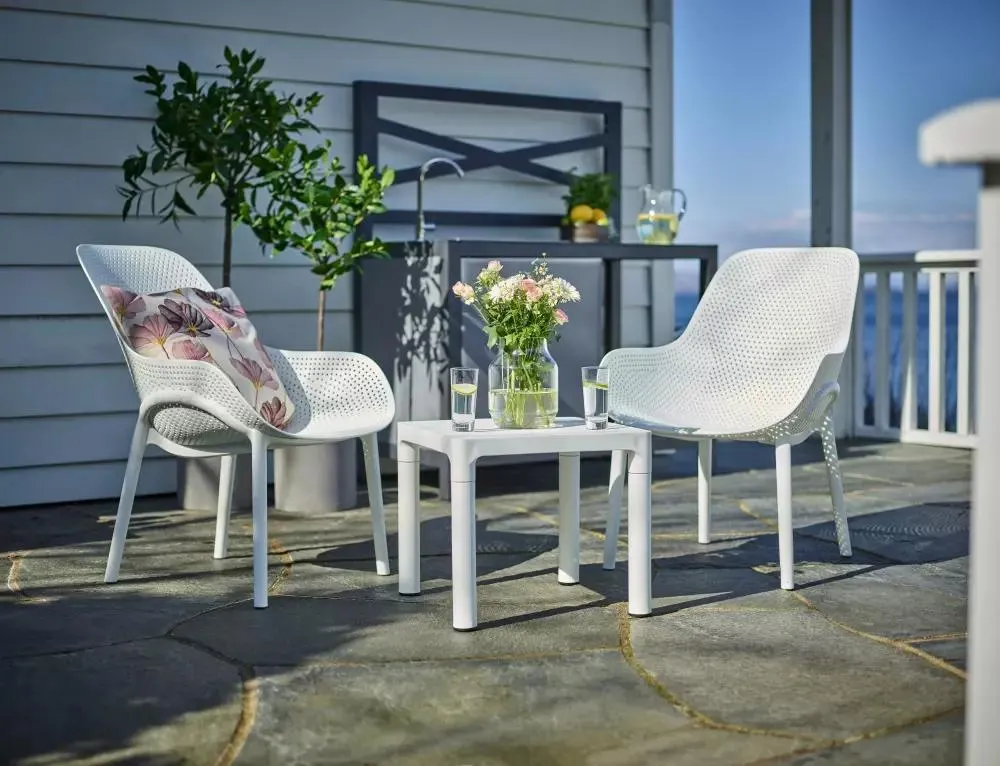 Flores Stolsett Hvit