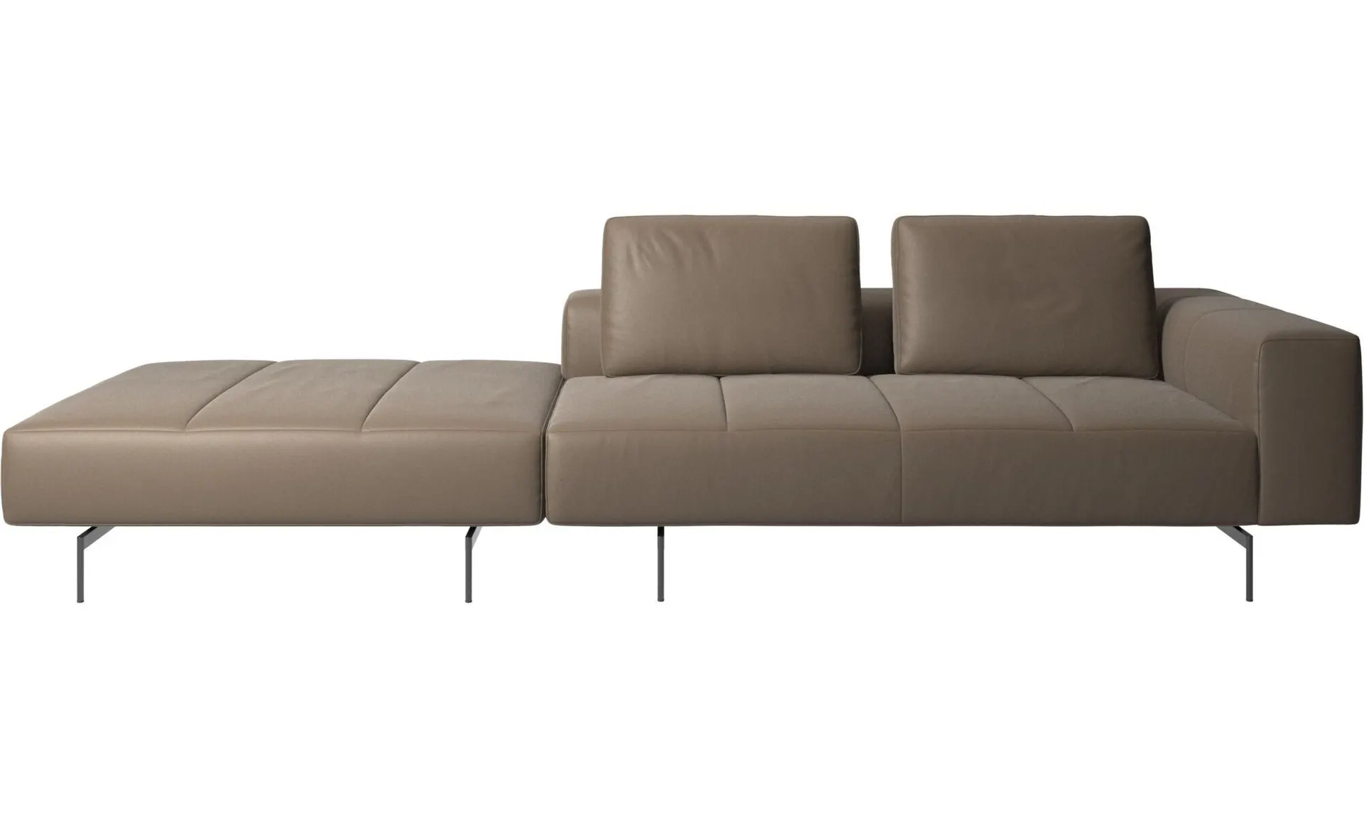 Amsterdam sofa with footstool on left side
