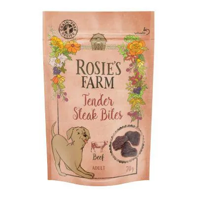 Rosie's Farm Snacks Adult "Tender Steak Bites" Rind