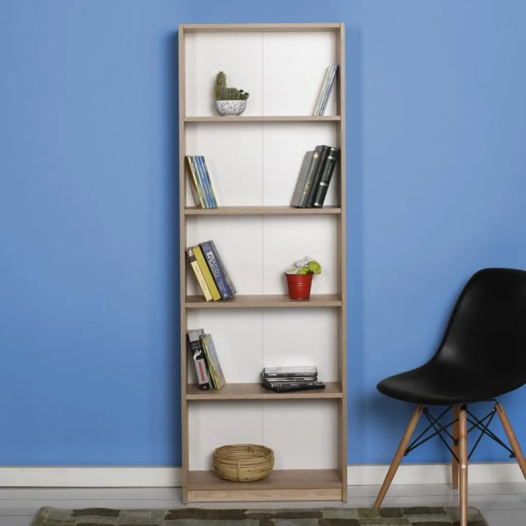 Βιβλιοθήκη ARUAL 58x23x170εκ. Sonoma MDF