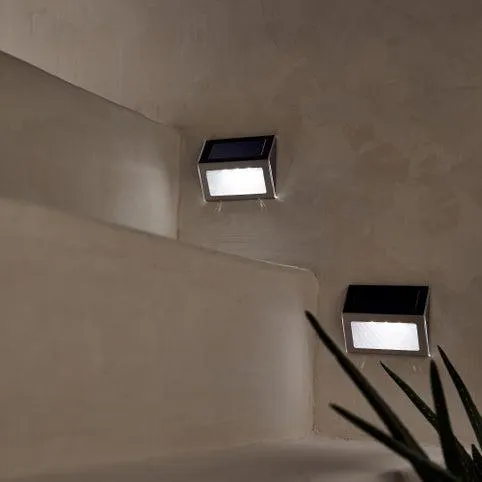 Ηλιακό φωτιστικό απλίκα Inspire Nils Led λευκό 2τμχ