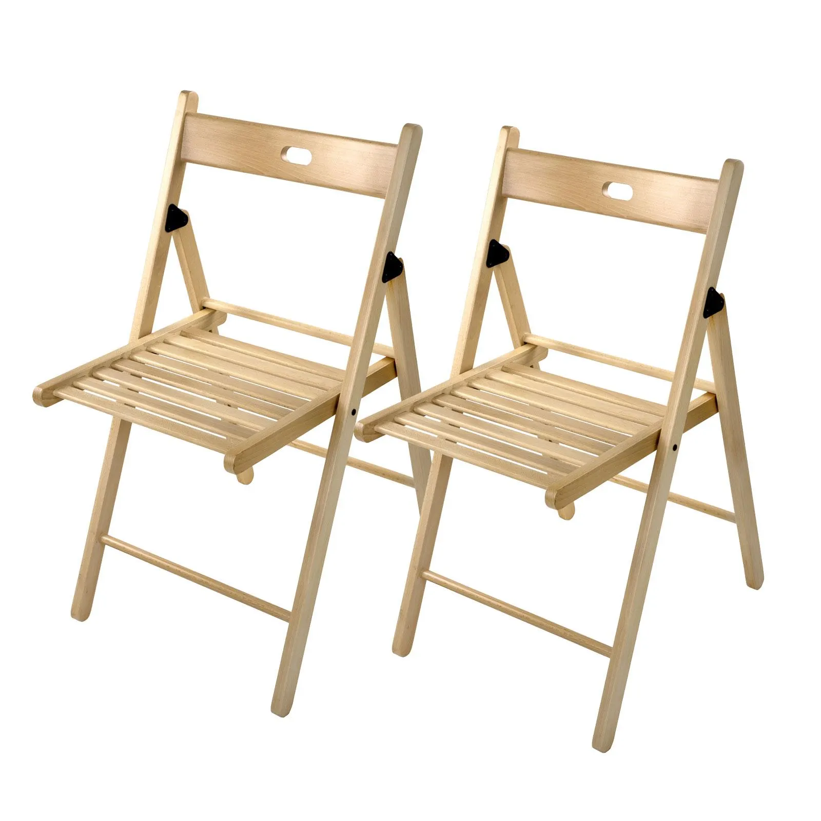 2 x Holzklappstuhl / Klappstuhl / Gartenstuhl, Holz, Gartenmöbel