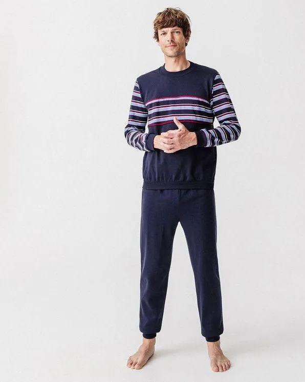 Pyjama, binnenzijde in geruwd molton, Thermolactyl®