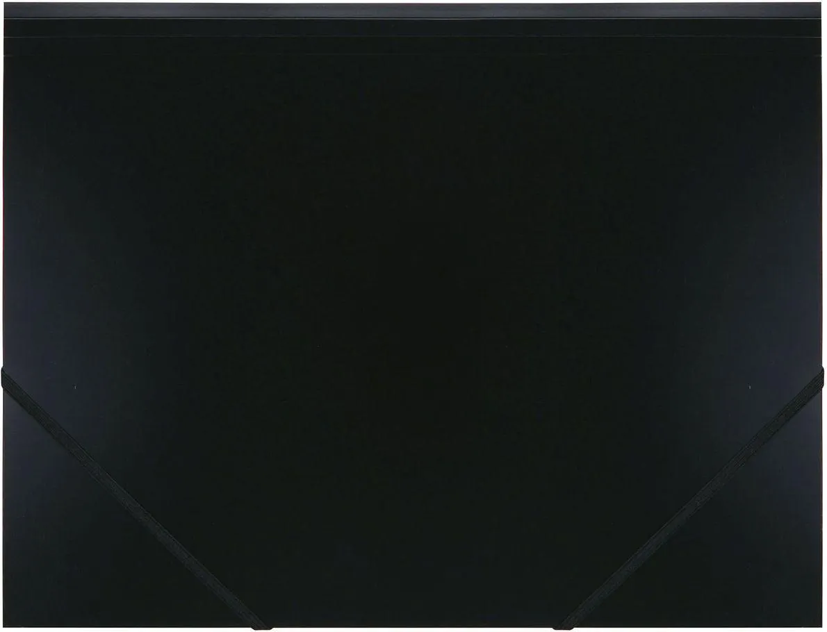 Strikkmappe Foldermate PP A4 sort