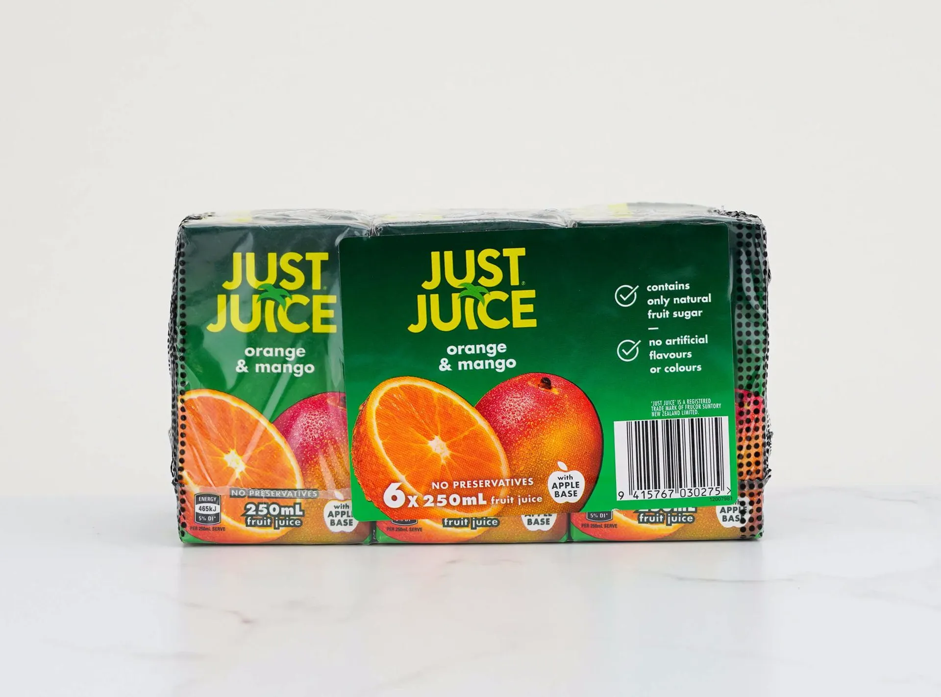 Just Juice Orange & Mango 250ml 6 pack