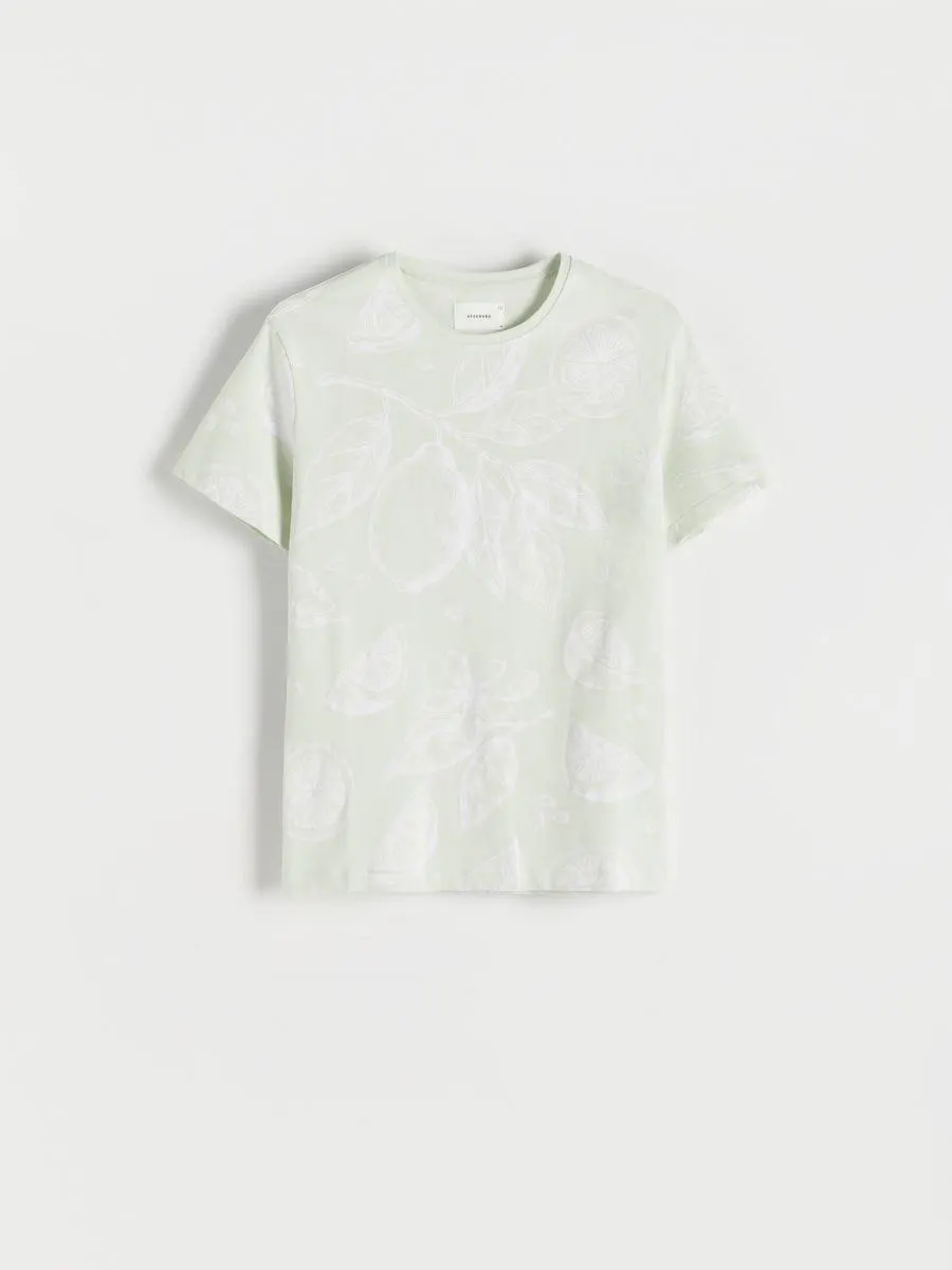 Camiseta regular fit con estampado