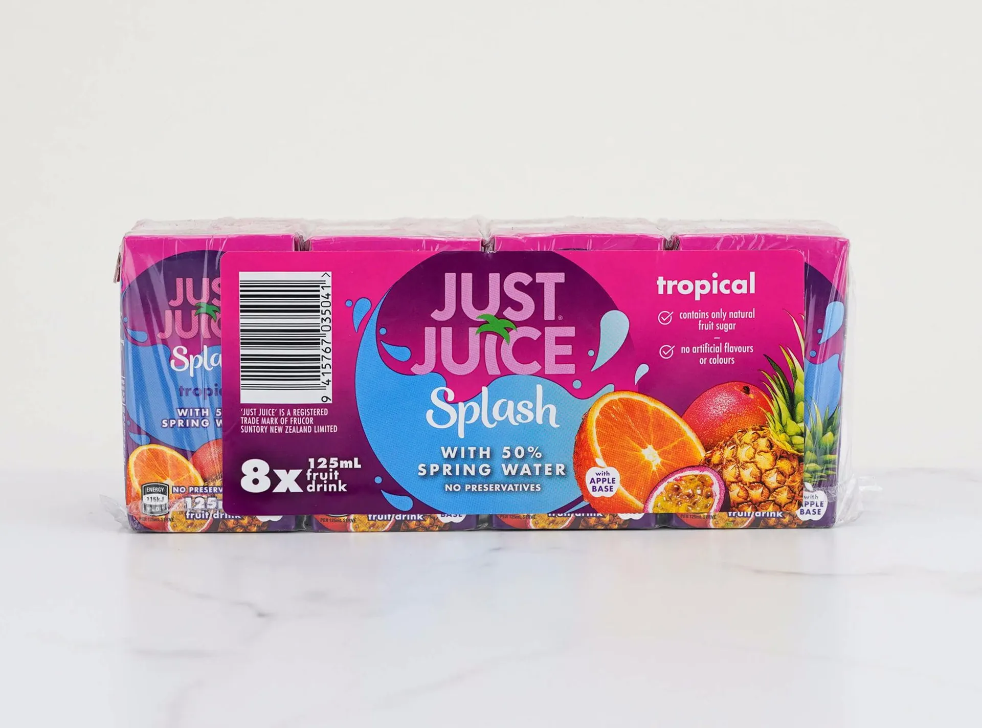 Just Juice Splash Tropical 125ml 8 pack