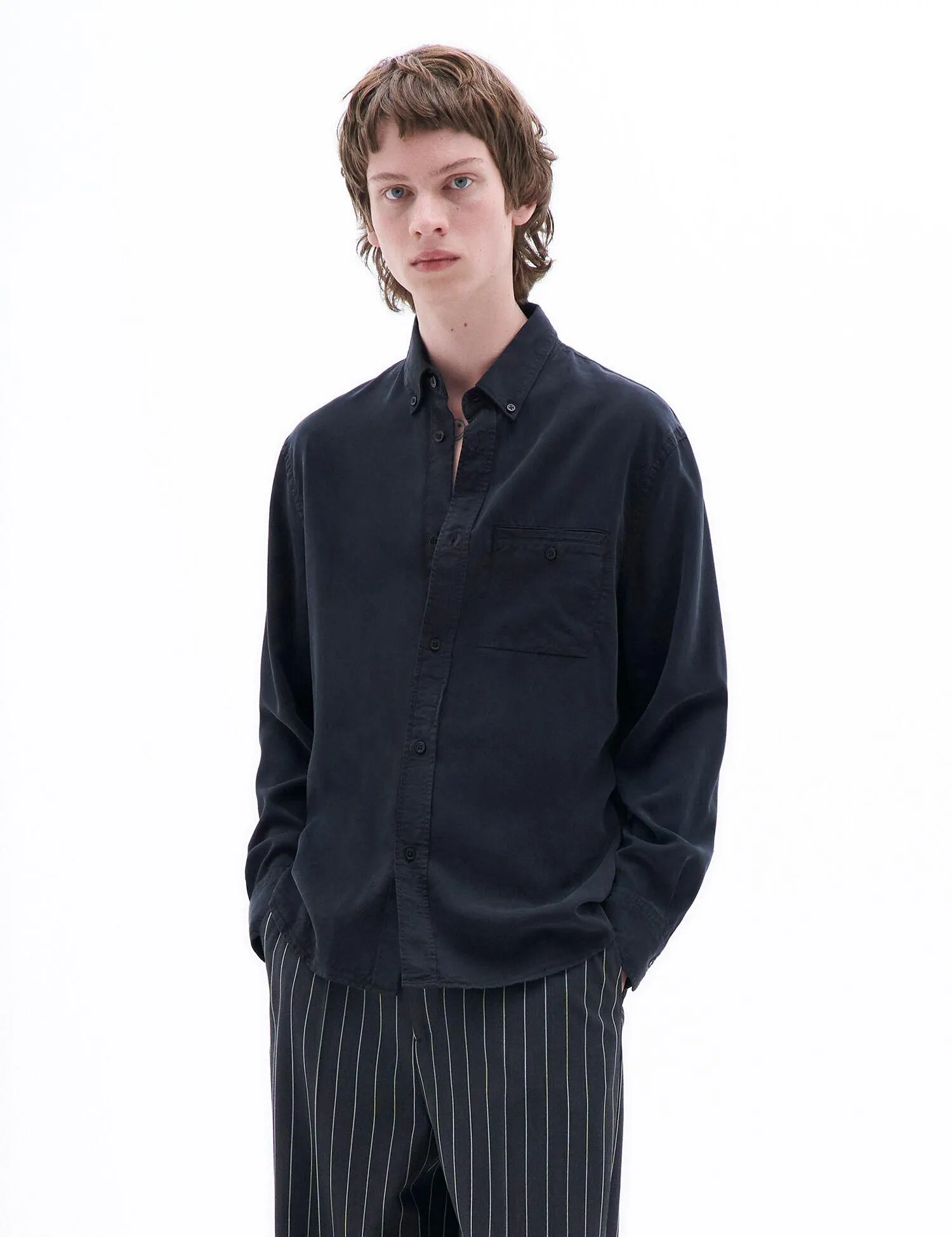 Zachary Shirt Almost Black