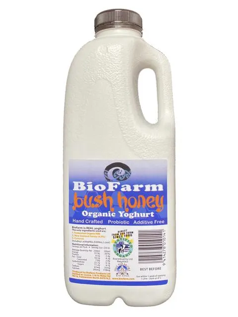 BioFarm Yoghurt Bush Honey 1L