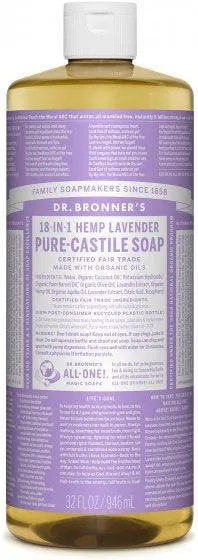 Dr Bronner's Liquid Soap Lavender 946 ml