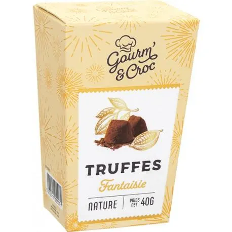 Truffes fantaisie à la poudre de cacao