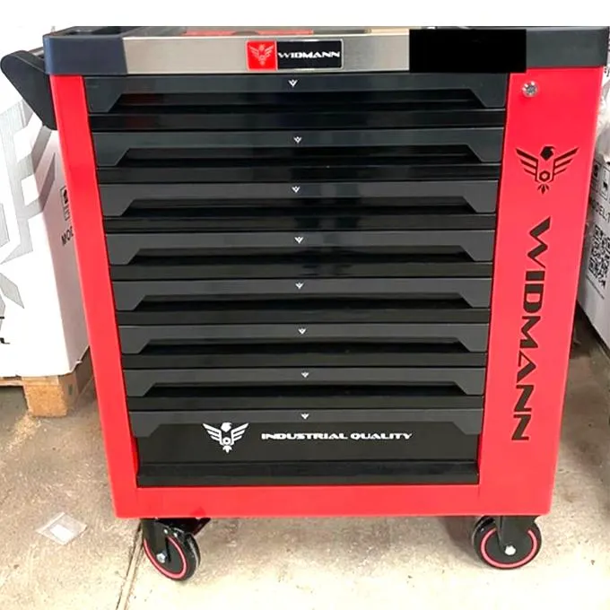 Carro portaherramientas WIDMANN  Full rojo 8 Cajones de los cuales 7 llenos