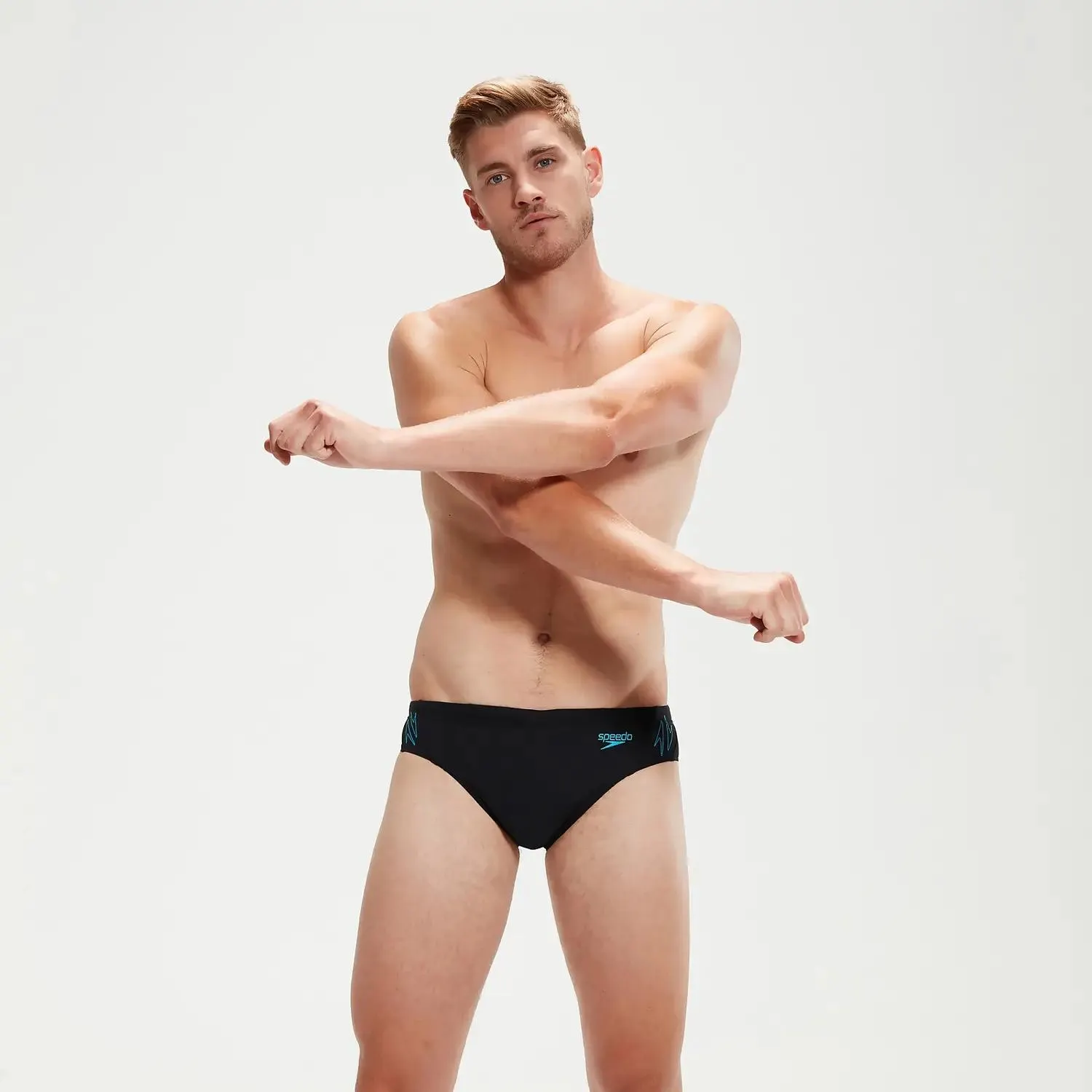 Slip Hyper Boom Splice para hombre, negro/azul