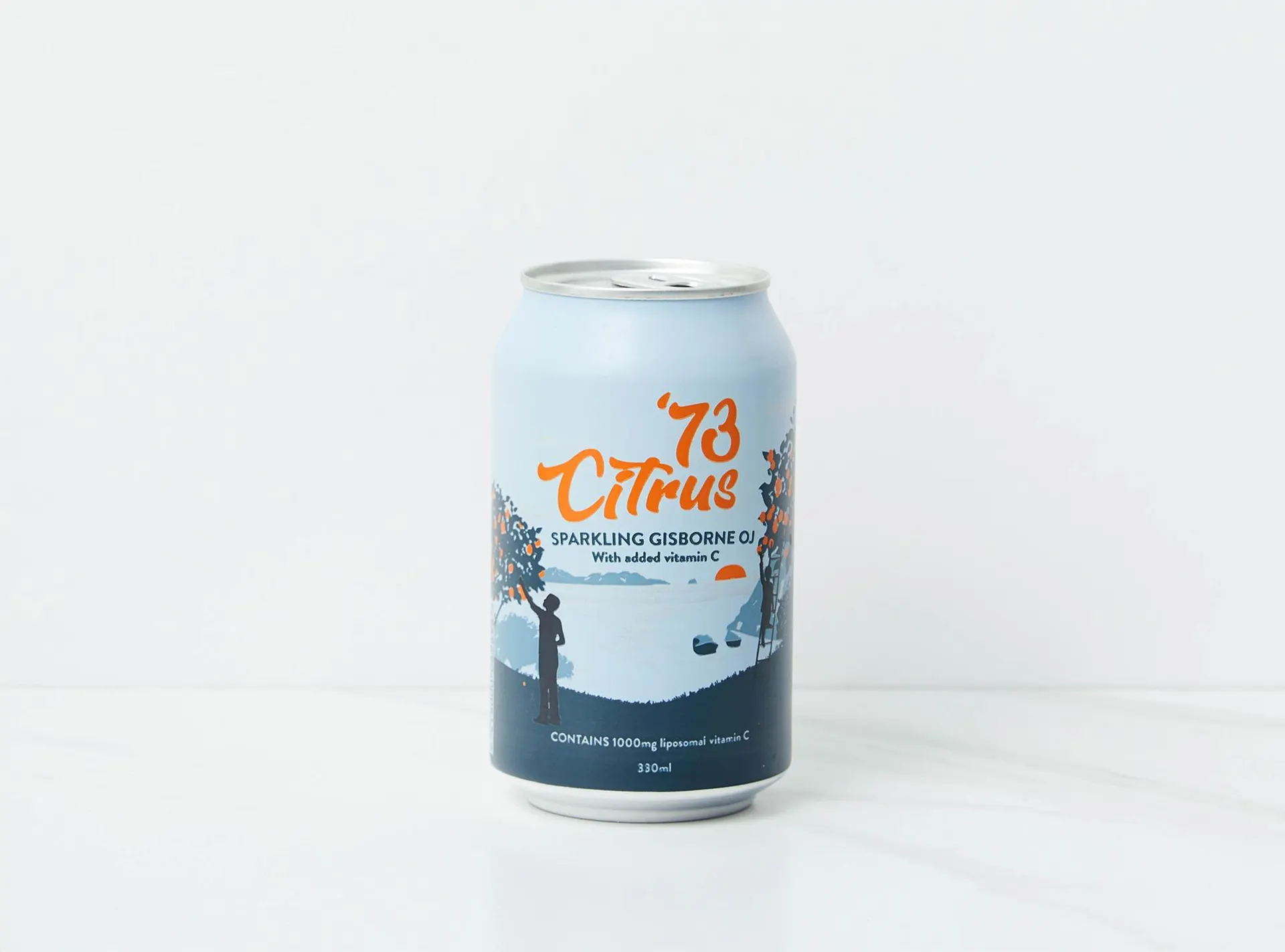 73 Citrus Sparkling Gisborne OJ 330ml can