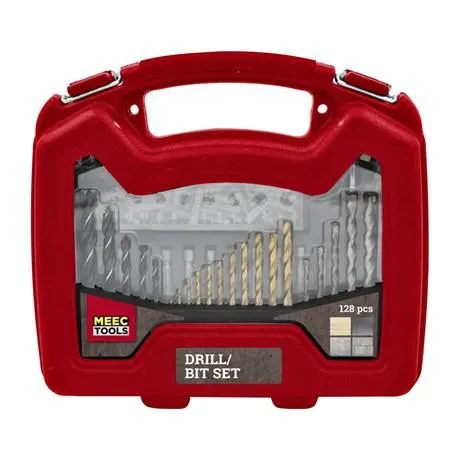 Bor-/bitssett 128 deler