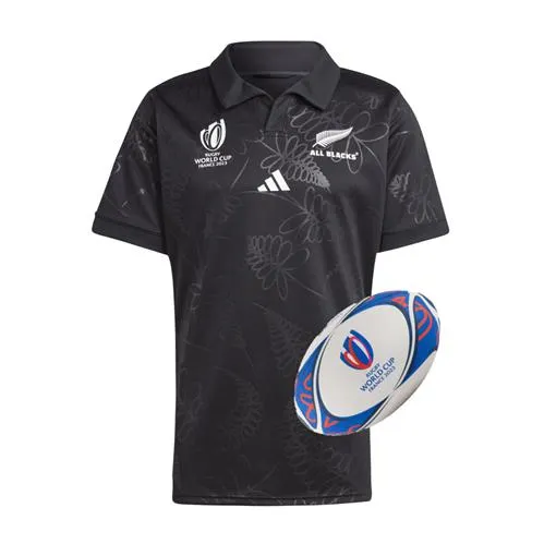Adidas All Blacks Rwc 2023 Kids' Jersey & Replica Ball