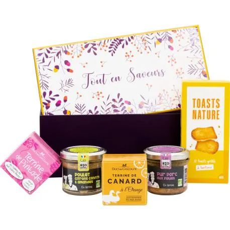 Coffret cadeau "Découverte gourmande" - Idées gourmandes à offrir