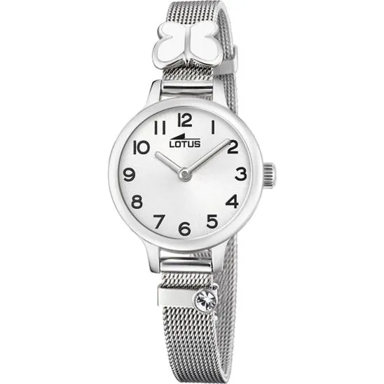 RELOJ INFANTIL LOTUS JUNIOR CON ESFERA PLATEADA 18660/1