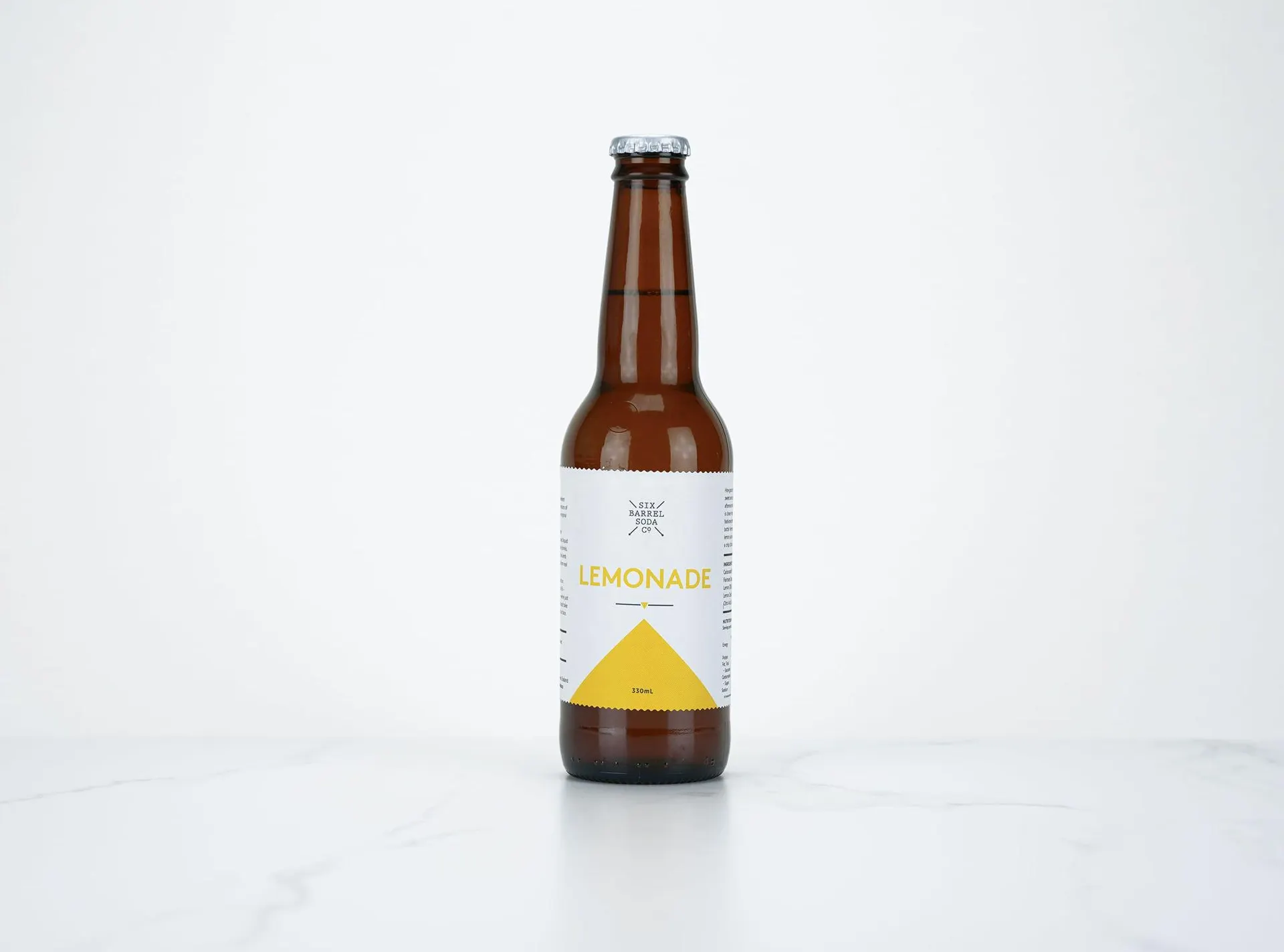 Six Barrel Soda Co Lemonade Carbonated 330mL
