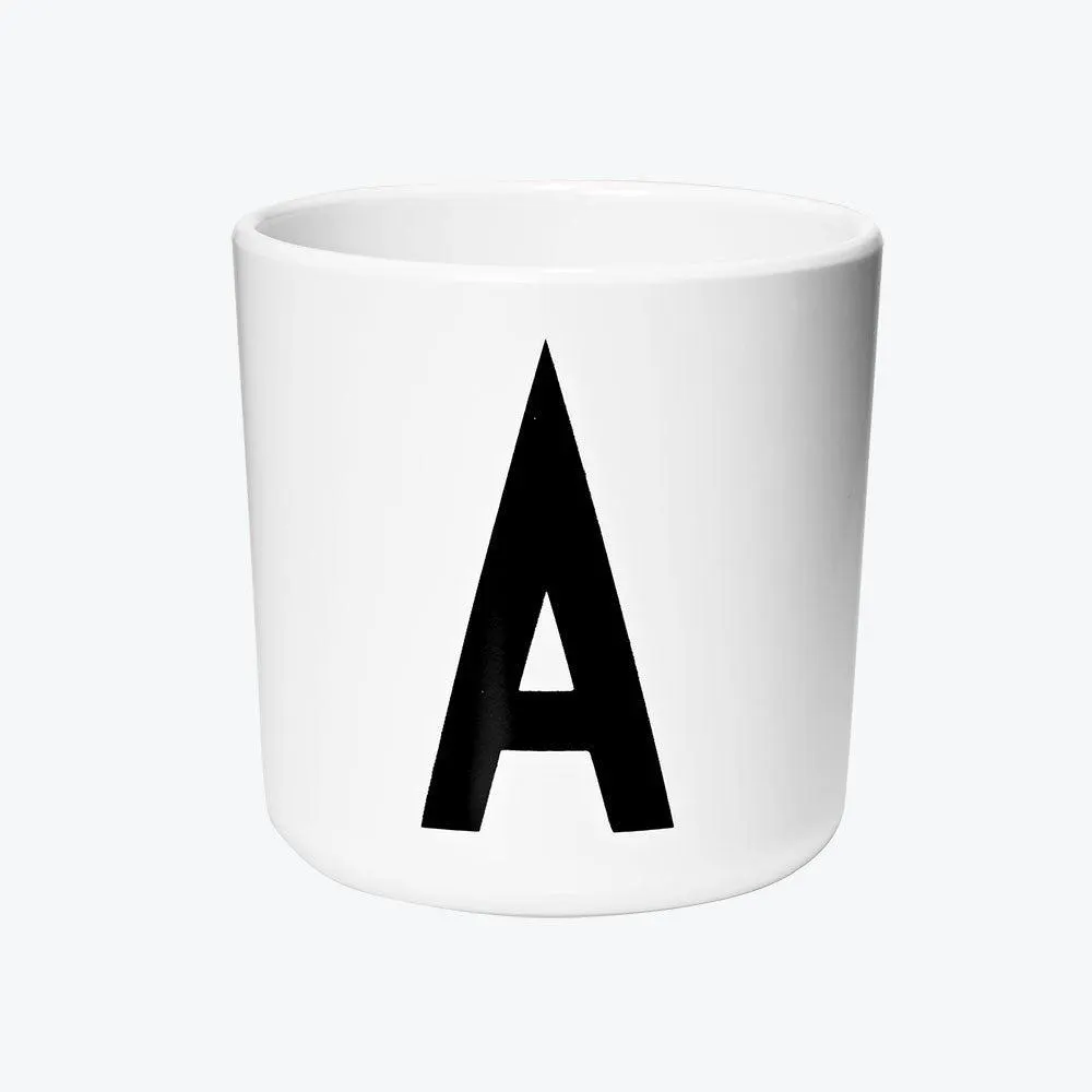 Design Letters Alphabet Melamine Cup A-Z