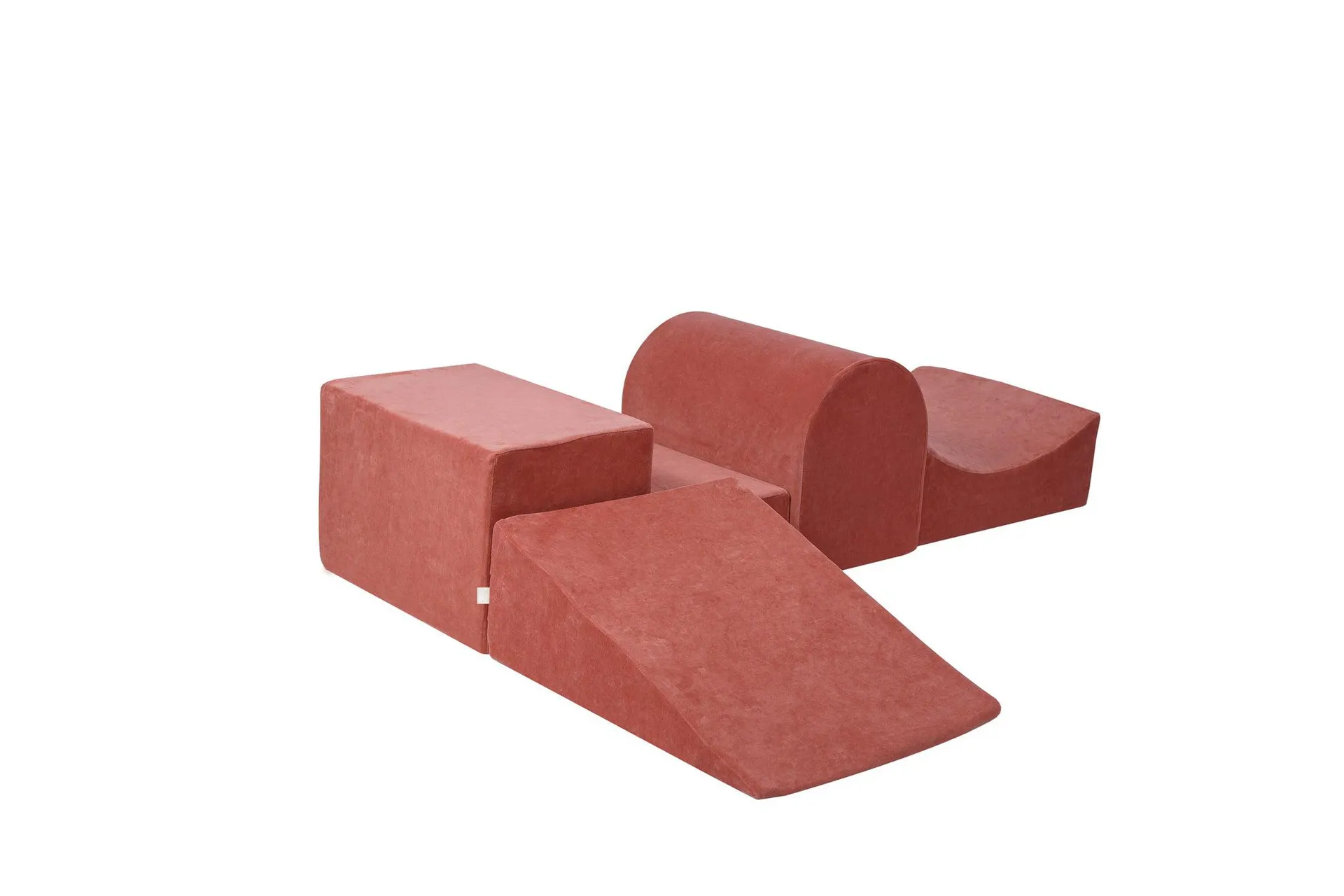 Velvet Burnt Orange Soft Play Set