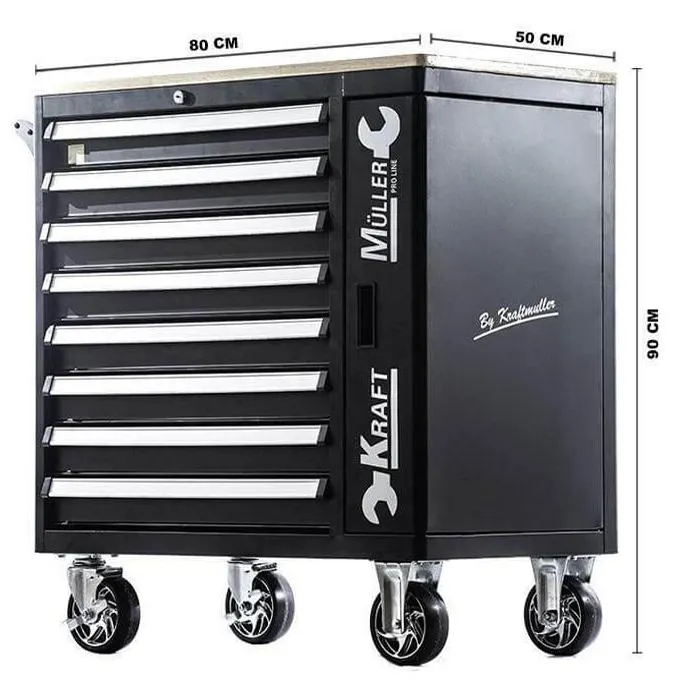 CARRO HERRAMIENTAS XXL 8 CAJONES 7 COMPLETO DE HERRAMIENTAS CON DINAMÓMETRO