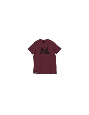 CROWN TEE BURGUNDY BLACK