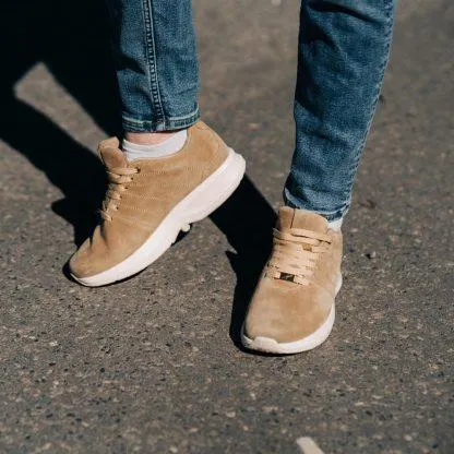 GaitLine Track Leather – Tan/Vanilla/Gold