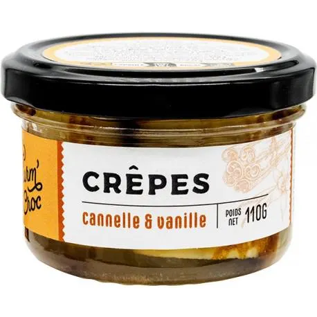 Crêpes cannelle et vanille