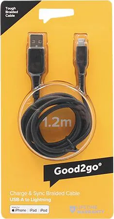 Braided Cable USB-A to Lightning - 1.2m