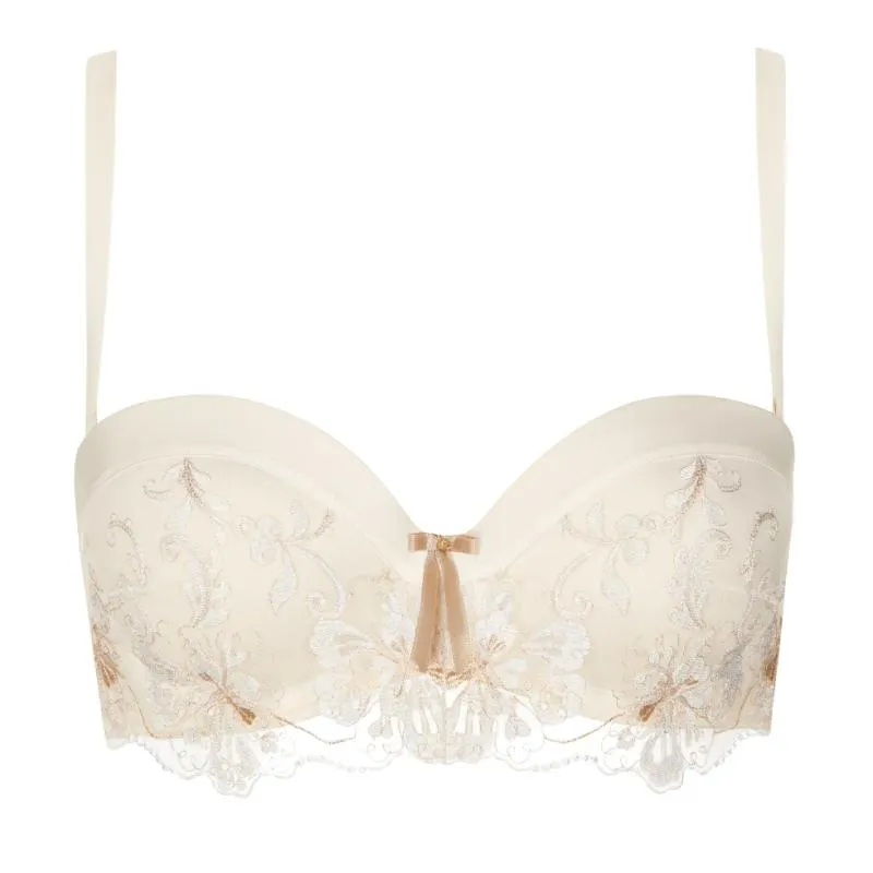 LIS-10332-CU - Reggiseno a fascia Grace preformato - ecru