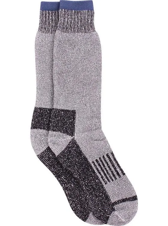 Mens' Wool Blend Boot Socks in Charcoal