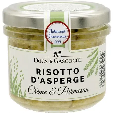 Risotto d'asperge à la crème et au parmesan