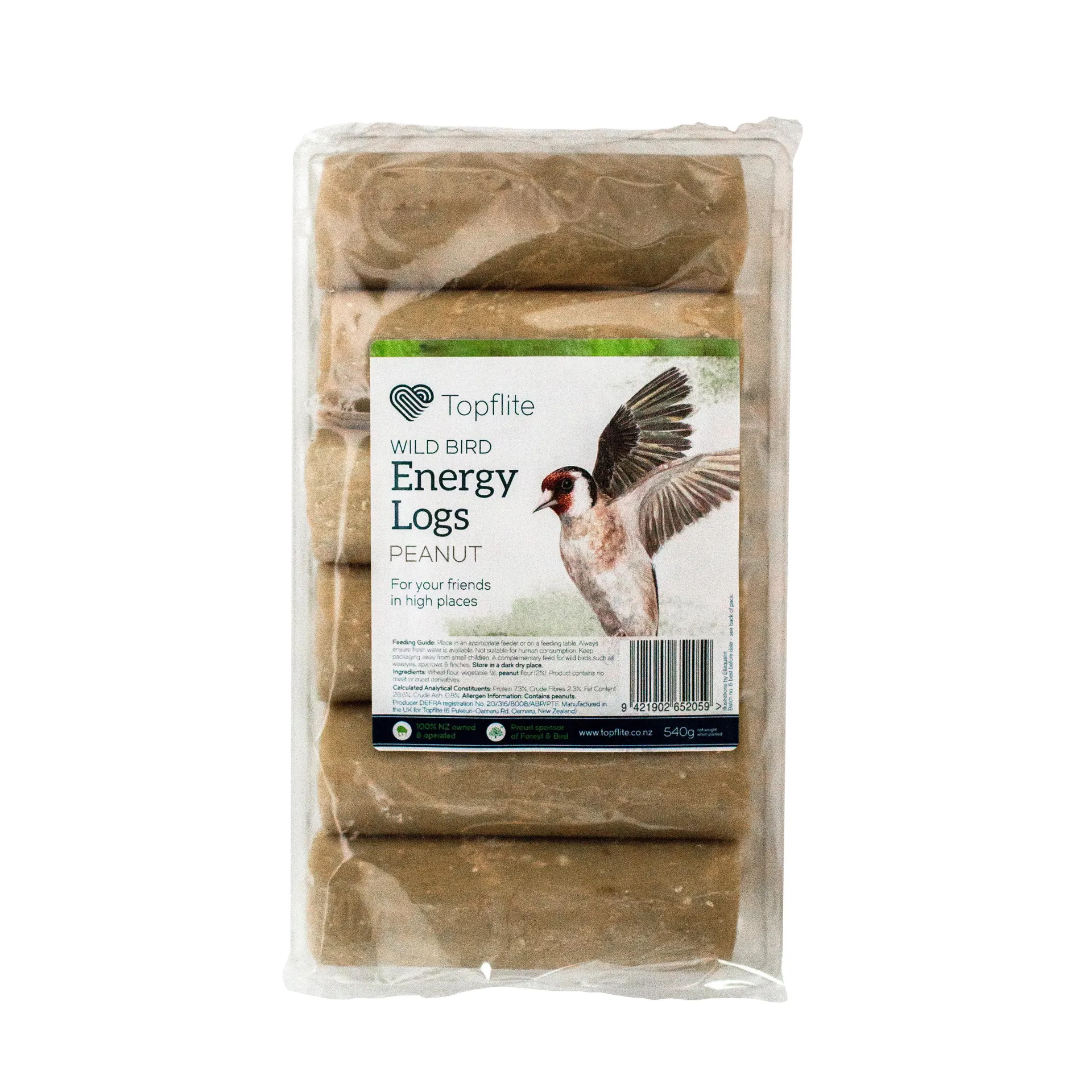 Topflite Topflite Wild Bird Energy Logs Peanut