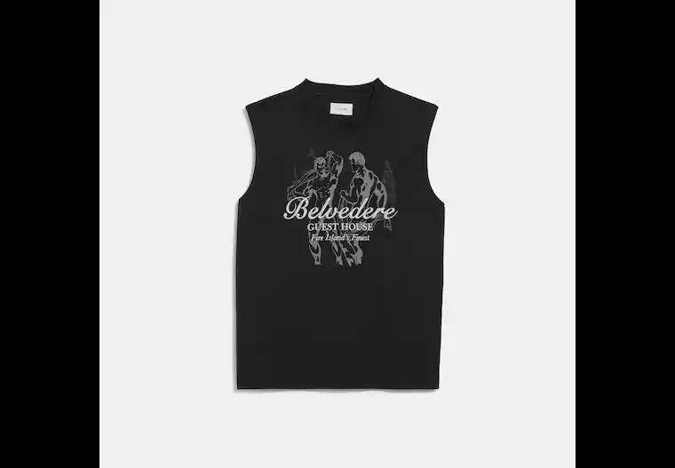 Tank Top With Belvedere Guest House Graphic
