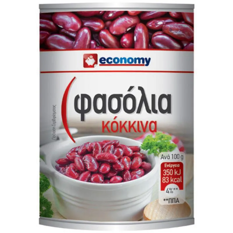 ECONOMY Φασόλια Κόκκινα 400gr