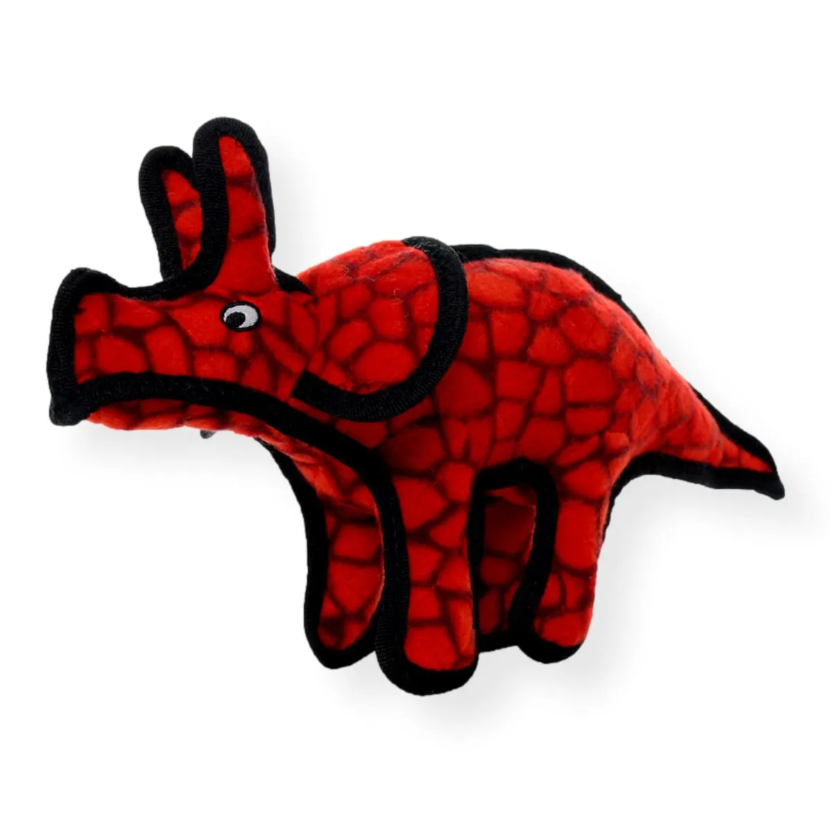 Tuffy Jr Dinosaur Triceratops Dog Toy 42cm