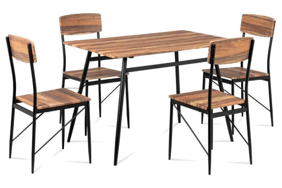 Set jídelní 4+1 vintage třešeň AUT-2022 RTR