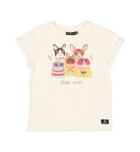 Rock Your Kid Cool Cats T-Shirt Boxy Fit