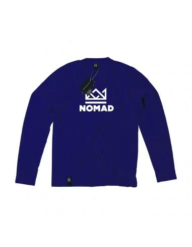 CROWN L/S TEE NAVY WHITE L