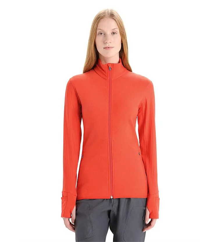 Icebreaker Womens Descender Long Sleeve Zip