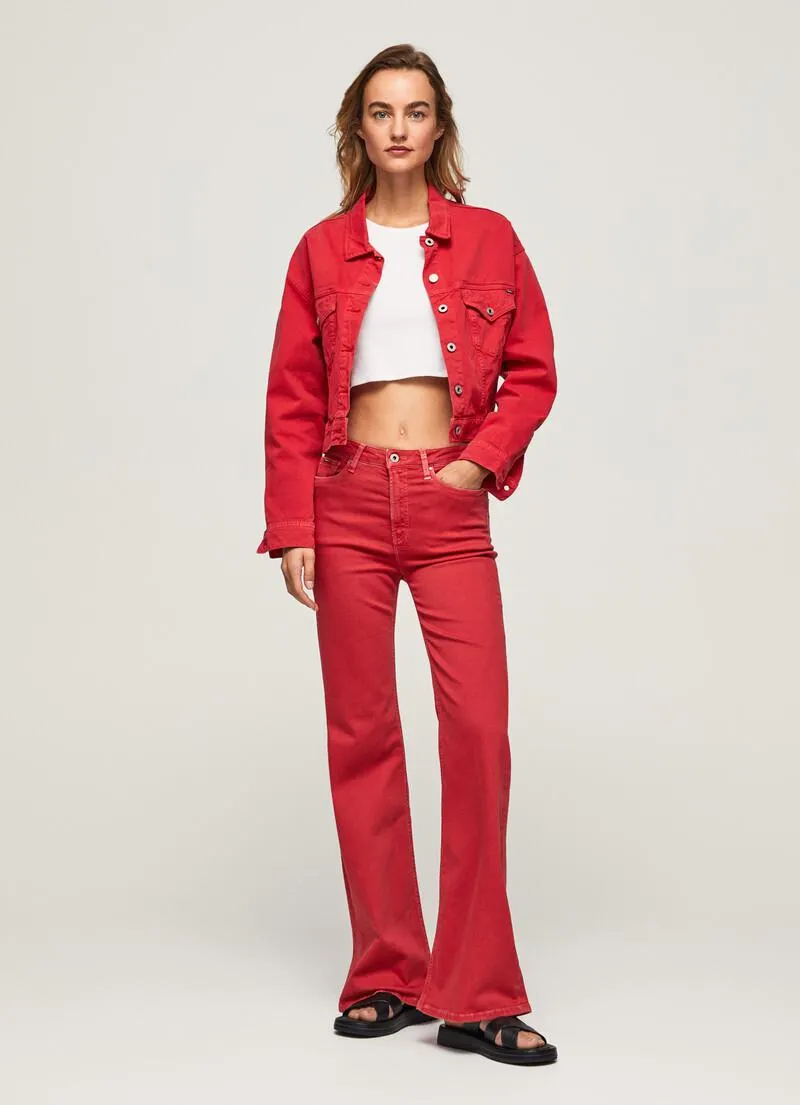 PANTALONES 5 BOLSILLOS FIT FLARE