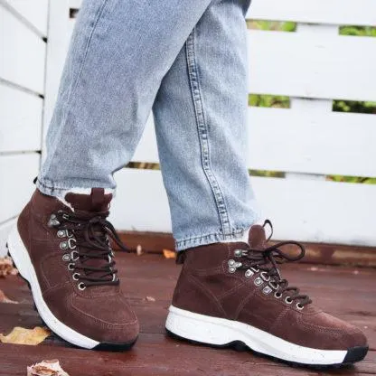 GaitLine Silver Mid Trek TRX – Root/White Vintersko, Dame / Herre