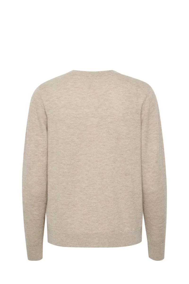 Ellah PW Cardigan Cobblestone Melange