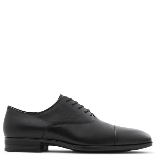 Μαύρο δερμάτινο ανδρικό παπούτσι MIRAYLLE 00060154-14