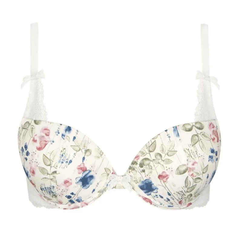 LIS-20307-FP - Reggiseno push up Jasmine - bianco fiori