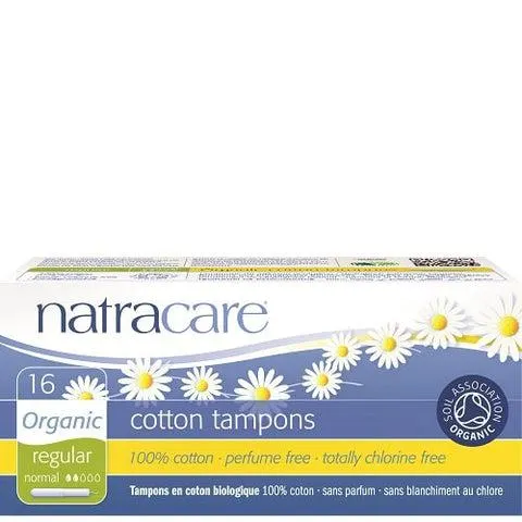 Natracare Organic Regular Applicator Tampons 16s