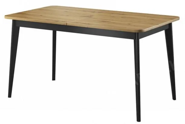 Rozkládací jídelní stůl Nordi 140x80 cm, dub artisan