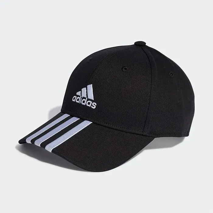 3-Stripes Cotton Twill Baseball Cap