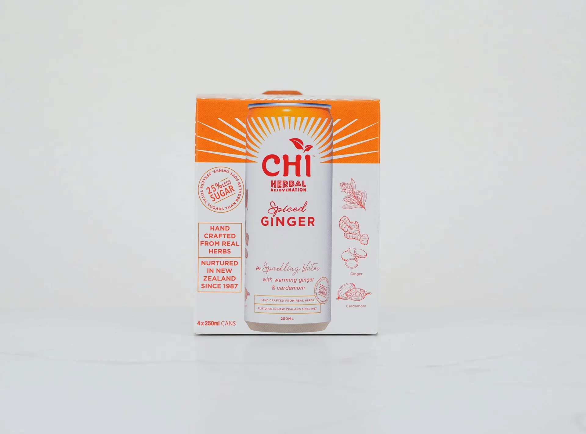 CH'I Spiced Ginger Drink 250ml 4 pack